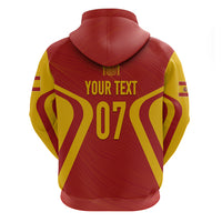 Personalised Spain Football Hoodie World Cup Campeona 2023 La Roja - Wonder Print Shop