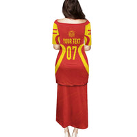 Personalised Spain Football Puletasi World Cup Campeona 2023 La Roja - Wonder Print Shop