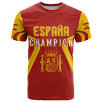 Personalised Spain Football T Shirt World Cup Campeona 2023 La Roja - Wonder Print Shop