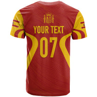 Personalised Spain Football T Shirt World Cup Campeona 2023 La Roja - Wonder Print Shop