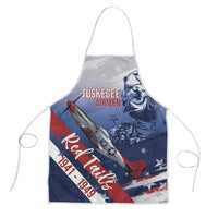 Tuskegee Airmen Red Tails Apron Straighten Up and Fly Right - Blue White - Wonder Print Shop