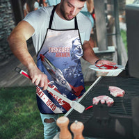 Tuskegee Airmen Red Tails Apron Straighten Up and Fly Right - Blue White - Wonder Print Shop