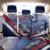 Tuskegee Airmen Red Tails Back Car Seat Cover Straighten Up and Fly Right - Blue White - Wonder Print Shop