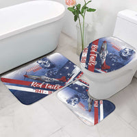 Tuskegee Airmen Red Tails Bathroom Set Straighten Up and Fly Right - Blue White - Wonder Print Shop