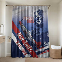 Tuskegee Airmen Red Tails Bathroom Set Straighten Up and Fly Right - Blue White - Wonder Print Shop