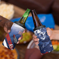 Tuskegee Airmen Red Tails 4 in 1 Can Cooler Tumbler Straighten Up and Fly Right - Blue White - Wonder Print Shop