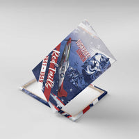 Tuskegee Airmen Red Tails Canvas Wall Art Straighten Up and Fly Right - Blue White - Wonder Print Shop