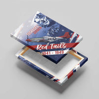 Tuskegee Airmen Red Tails Canvas Wall Art Straighten Up and Fly Right - Blue White - Wonder Print Shop