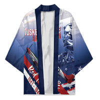 Tuskegee Airmen Red Tails Kimono Straighten Up and Fly Right - Blue White - Wonder Print Shop