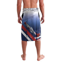 Tuskegee Airmen Red Tails Lavalava Straighten Up and Fly Right - Blue White - Wonder Print Shop