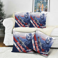 Tuskegee Airmen Red Tails Pillow Cover Straighten Up and Fly Right - Blue White - Wonder Print Shop