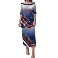 Tuskegee Airmen Red Tails Puletasi Straighten Up and Fly Right - Blue White - Wonder Print Shop