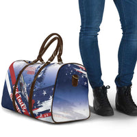 Tuskegee Airmen Red Tails Travel Bag Straighten Up and Fly Right - Blue White - Wonder Print Shop