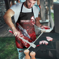 Tuskegee Airmen Red Tails Apron Straighten Up and Fly Right - Black Red - Wonder Print Shop