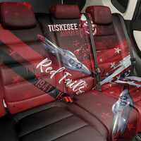 Tuskegee Airmen Red Tails Back Car Seat Cover Straighten Up and Fly Right - Black Red - Wonder Print Shop