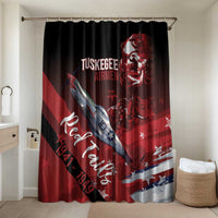 Tuskegee Airmen Red Tails Bathroom Set Straighten Up and Fly Right - Black Red - Wonder Print Shop