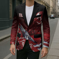 Tuskegee Airmen Red Tails Blazer Straighten Up and Fly Right - Black Red - Wonder Print Shop