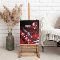 Tuskegee Airmen Red Tails Canvas Wall Art Straighten Up and Fly Right - Black Red - Wonder Print Shop