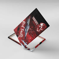 Tuskegee Airmen Red Tails Canvas Wall Art Straighten Up and Fly Right - Black Red - Wonder Print Shop