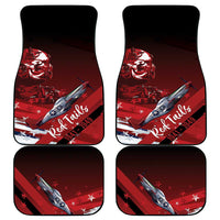 Tuskegee Airmen Red Tails Car Mats Straighten Up and Fly Right - Black Red - Wonder Print Shop