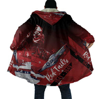 Tuskegee Airmen Red Tails Cloak Straighten Up and Fly Right - Black Red - Wonder Print Shop