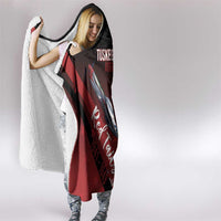 Tuskegee Airmen Red Tails Hooded Blanket Straighten Up and Fly Right - Black Red - Wonder Print Shop