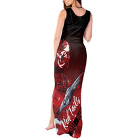Tuskegee Airmen Red Tails Tank Maxi Dress Straighten Up and Fly Right - Black Red - Wonder Print Shop