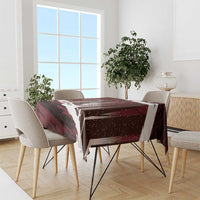 Merry Christmas Tablecloth Krampus in The Woods - Red - Wonder Print Shop