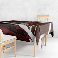 Merry Christmas Tablecloth Krampus in The Woods - Red - Wonder Print Shop