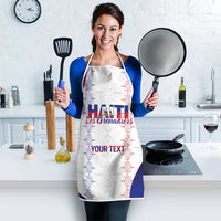 Haiti Football Les Grenadiers Personalized Apron Voodoo Veve Papa Legba - Wonder Print Shop