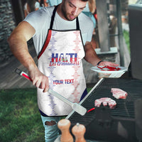 Haiti Football Les Grenadiers Personalized Apron Voodoo Veve Papa Legba - Wonder Print Shop