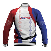 Haiti Football Les Grenadiers Personalized Baseball Jacket Voodoo Veve Papa Legba - Wonder Print Shop