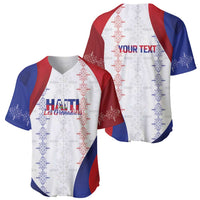 Haiti Football Les Grenadiers Personalized Baseball Jersey Voodoo Veve Papa Legba - Wonder Print Shop