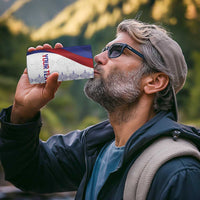 Haiti Football Les Grenadiers Personalized 4 in 1 Can Cooler Tumbler Voodoo Veve Papa Legba - Wonder Print Shop