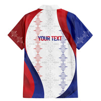 Haiti Football Les Grenadiers Personalized Family Matching Mermaid Dress and Hawaiian Shirt Voodoo Veve Papa Legba - Wonder Print Shop