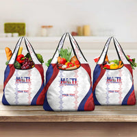 Haiti Football Les Grenadiers Personalized Grocery Bag Voodoo Veve Papa Legba - Wonder Print Shop