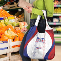 Haiti Football Les Grenadiers Personalized Grocery Bag Voodoo Veve Papa Legba - Wonder Print Shop