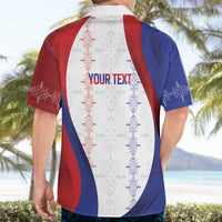 Haiti Football Les Grenadiers Personalized Hawaiian Shirt Voodoo Veve Papa Legba - Wonder Print Shop