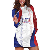Haiti Football Les Grenadiers Personalized Hoodie Dress Voodoo Veve Papa Legba - Wonder Print Shop