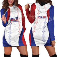 Haiti Football Les Grenadiers Personalized Hoodie Dress Voodoo Veve Papa Legba - Wonder Print Shop
