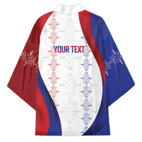 Haiti Football Les Grenadiers Personalized Kimono Voodoo Veve Papa Legba - Wonder Print Shop