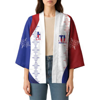 Haiti Football Les Grenadiers Personalized Kimono Voodoo Veve Papa Legba - Wonder Print Shop