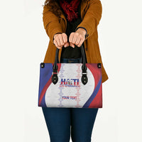 Haiti Football Les Grenadiers Personalized Leather Bag Voodoo Veve Papa Legba - Wonder Print Shop