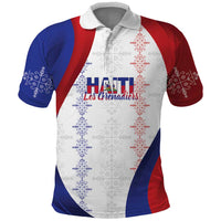 Haiti Football Les Grenadiers Personalized Polo Shirt Voodoo Veve Papa Legba - Wonder Print Shop