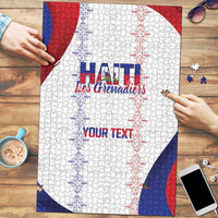 Haiti Football Les Grenadiers Personalized Puzzle Voodoo Veve Papa Legba - Wonder Print Shop