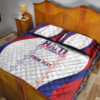 Haiti Football Les Grenadiers Personalized Quilt Bed Set Voodoo Veve Papa Legba - Wonder Print Shop