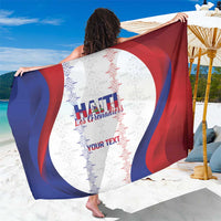 Haiti Football Les Grenadiers Personalized Sarong Voodoo Veve Papa Legba - Wonder Print Shop