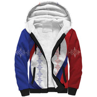 Haiti Football Les Grenadiers Personalized Sherpa Hoodie Voodoo Veve Papa Legba - Wonder Print Shop