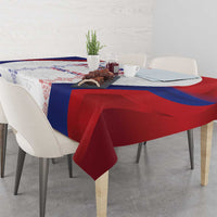 Haiti Football Les Grenadiers Personalized Tablecloth Voodoo Veve Papa Legba - Wonder Print Shop