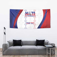 Haiti Football Les Grenadiers Personalized Tapestry Voodoo Veve Papa Legba - Wonder Print Shop